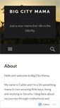 Mobile Screenshot of bigcitymama.com